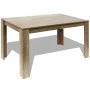 Oak dining table 140x80x75 cm by vidaXL, Kitchen and dining tables - Ref: Foro24-243055, Price: 121,34 €, Discount: %