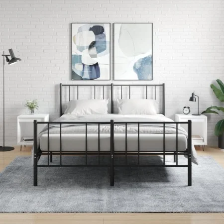 Nightstands 2 pcs engineered wood white 40x35x50 cm by , Nightstands - Ref: Foro24-830717, Price: 46,17 €, Discount: %