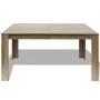 Oak dining table 140x80x75 cm by vidaXL, Kitchen and dining tables - Ref: Foro24-243055, Price: 121,34 €, Discount: %