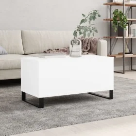 Couchtisch aus weißem Sperrholz, 90 x 44,5 x 45 cm von , Couchtisch - Ref: Foro24-830980, Preis: 66,16 €, Rabatt: %