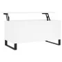 Couchtisch aus weißem Sperrholz, 90 x 44,5 x 45 cm von , Couchtisch - Ref: Foro24-830980, Preis: 66,16 €, Rabatt: %