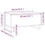 Couchtisch aus weißem Sperrholz, 90 x 44,5 x 45 cm von , Couchtisch - Ref: Foro24-830980, Preis: 67,12 €, Rabatt: %