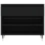 Mueble zapatero madera contrachapada negro 70x36x60 cm de , Zapateros y organizadores de calzado - Ref: Foro24-831429, Precio...