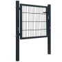 Anthrazitgraues Zauntor aus Stahlmetall, 105 x 150 cm von vidaXL, Gartentore - Ref: Foro24-142026, Preis: 166,69 €, Rabatt: %
