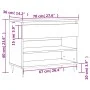 Mueble zapatero madera contrachapada negro 70x36x60 cm de , Zapateros y organizadores de calzado - Ref: Foro24-831429, Precio...