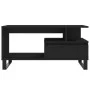 Couchtisch aus schwarzem Sperrholz, 90 x 49 x 45 cm von , Couchtisch - Ref: Foro24-831029, Preis: 69,74 €, Rabatt: %