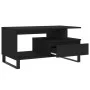 Couchtisch aus schwarzem Sperrholz, 90 x 49 x 45 cm von , Couchtisch - Ref: Foro24-831029, Preis: 69,74 €, Rabatt: %