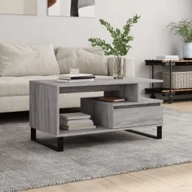 Sonoma-Couchtisch aus grauem Sperrholz, 90 x 49 x 45 cm von , Couchtisch - Ref: Foro24-831034, Preis: 64,48 €, Rabatt: %