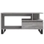 Sonoma-Couchtisch aus grauem Sperrholz, 90 x 49 x 45 cm von , Couchtisch - Ref: Foro24-831034, Preis: 65,28 €, Rabatt: %