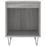 Mesita de noche 2 uds madera ingeniería gris Sonoma 40x35x50 cm de , Mesitas de noche - Ref: Foro24-830729, Precio: 53,83 €