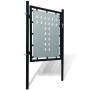 Puerta de valla de jardín negra 100x150 cm de vidaXL, Puertas de jardín - Ref: Foro24-141685, Precio: 136,20 €, Descuento: %