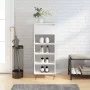 Glossy white plywood shoe cabinet 40x36x105 cm by , Shoe racks and shoe organizers - Ref: Foro24-831462, Price: 59,74 €, Disc...
