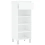 Glossy white plywood shoe cabinet 40x36x105 cm by , Shoe racks and shoe organizers - Ref: Foro24-831462, Price: 59,74 €, Disc...