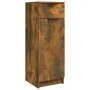 Badezimmerschrank aus geräuchertem Eichensperrholz, 32 x 34 x 90 cm von , Schließfächer und Lagerschränke - Ref: Foro24-81705...