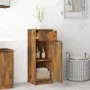 Badezimmerschrank aus geräuchertem Eichensperrholz, 32 x 34 x 90 cm von , Schließfächer und Lagerschränke - Ref: Foro24-81705...