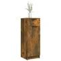 Badezimmerschrank aus geräuchertem Eichensperrholz, 32 x 34 x 90 cm von , Schließfächer und Lagerschränke - Ref: Foro24-81705...