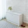 Weiße Schuhbank 80x24x45 cm von vidaXL, Schuhregale und Schuhorganisatoren - Ref: Foro24-243050, Preis: 57,78 €, Rabatt: %