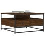 Couchtisch aus braunem Eichenholzwerkstoff, 80 x 80 x 45 cm von , Couchtisch - Ref: Foro24-835293, Preis: 90,47 €, Rabatt: %