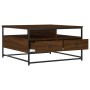 Couchtisch aus braunem Eichenholzwerkstoff, 80 x 80 x 45 cm von , Couchtisch - Ref: Foro24-835293, Preis: 90,47 €, Rabatt: %