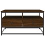 Brown oak engineered wood coffee table 80x80x45 cm by , Coffee table - Ref: Foro24-835293, Price: 90,37 €, Discount: %