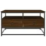 Brown oak engineered wood coffee table 80x80x45 cm by , Coffee table - Ref: Foro24-835293, Price: 86,44 €, Discount: %