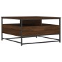 Couchtisch aus braunem Eichenholzwerkstoff, 80 x 80 x 45 cm von , Couchtisch - Ref: Foro24-835293, Preis: 90,47 €, Rabatt: %
