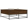 Mesa de centro madera de ingeniería roble marrón 100x99x40 cm de , Mesas de centro - Ref: Foro24-835298, Precio: 77,74 €, Des...