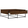 Couchtisch aus braunem Eichenholzwerkstoff, 100 x 99 x 40 cm von , Couchtisch - Ref: Foro24-835298, Preis: 78,71 €, Rabatt: %