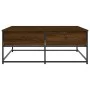 Mesa de centro madera de ingeniería roble marrón 100x99x40 cm de , Mesas de centro - Ref: Foro24-835298, Precio: 77,74 €, Des...