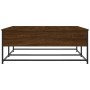 Brown oak engineered wood coffee table 100x99x40 cm by , Coffee table - Ref: Foro24-835298, Price: 78,71 €, Discount: %