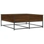 Mesa de centro madera de ingeniería roble marrón 100x99x40 cm de , Mesas de centro - Ref: Foro24-835298, Precio: 77,74 €, Des...