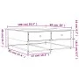 Mesa de centro madera de ingeniería roble marrón 100x99x40 cm de , Mesas de centro - Ref: Foro24-835298, Precio: 77,74 €, Des...