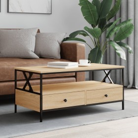 Couchtisch aus Sonoma-Eichenholzwerkstoff, 100 x 51 x 45 cm von , Couchtisch - Ref: Foro24-835300, Preis: 98,07 €, Rabatt: %