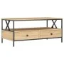 Sonoma oak engineered wood coffee table 100x51x45 cm by , Coffee table - Ref: Foro24-835300, Price: 100,20 €, Discount: %