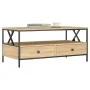 Sonoma oak engineered wood coffee table 100x51x45 cm by , Coffee table - Ref: Foro24-835300, Price: 100,20 €, Discount: %