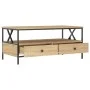 Sonoma oak engineered wood coffee table 100x51x45 cm by , Coffee table - Ref: Foro24-835300, Price: 100,20 €, Discount: %