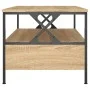 Sonoma oak engineered wood coffee table 100x51x45 cm by , Coffee table - Ref: Foro24-835300, Price: 100,20 €, Discount: %