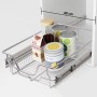 Herausnehmbare Drahtkörbe 2 Stück silber 400 mm von vidaXL, Behälter für Küchenutensilien - Ref: Foro24-50479, Preis: 57,92 €...