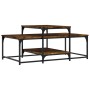 Couchtisch aus geräuchertem Eichenholzwerkstoff, 102 x 60 x 45 cm von , Couchtisch - Ref: Foro24-835316, Preis: 45,65 €, Raba...
