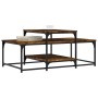 Couchtisch aus geräuchertem Eichenholzwerkstoff, 102 x 60 x 45 cm von , Couchtisch - Ref: Foro24-835316, Preis: 45,65 €, Raba...