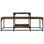 Smoked oak engineered wood coffee table 102x60x45 cm by , Coffee table - Ref: Foro24-835316, Price: 45,25 €, Discount: %