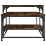Smoked oak engineered wood coffee table 102x60x45 cm by , Coffee table - Ref: Foro24-835316, Price: 45,25 €, Discount: %