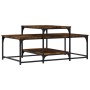 Couchtisch aus geräuchertem Eichenholzwerkstoff, 102 x 60 x 45 cm von , Couchtisch - Ref: Foro24-835316, Preis: 45,65 €, Raba...