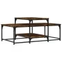Smoked oak engineered wood coffee table 102x60x45 cm by , Coffee table - Ref: Foro24-835316, Price: 45,25 €, Discount: %