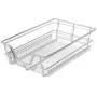 Herausnehmbare Drahtkörbe 2 Stück silber 400 mm von vidaXL, Behälter für Küchenutensilien - Ref: Foro24-50479, Preis: 65,82 €...