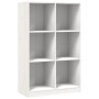 Regal aus massivem weißem Kiefernholz, 70 x 33 x 110 cm von , Bücherregale und Regale - Ref: Foro24-836142, Preis: 119,28 €, ...