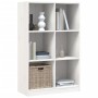 Regal aus massivem weißem Kiefernholz, 70 x 33 x 110 cm von , Bücherregale und Regale - Ref: Foro24-836142, Preis: 119,28 €, ...