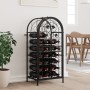 Weinregal für 33 Flaschen, schwarzes Schmiedeeisen, 45 x 36 x 100 cm von , Weinregale - Ref: Foro24-358369, Preis: 96,55 €, R...