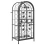 Weinregal für 33 Flaschen, schwarzes Schmiedeeisen, 45 x 36 x 100 cm von , Weinregale - Ref: Foro24-358369, Preis: 96,55 €, R...