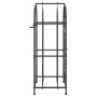 Weinregal für 33 Flaschen, schwarzes Schmiedeeisen, 45 x 36 x 100 cm von , Weinregale - Ref: Foro24-358369, Preis: 96,55 €, R...